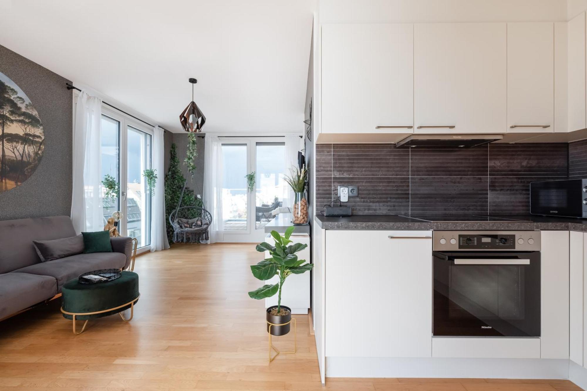 Mit Traumhafter Dachterrasse & Weitblick Apartament