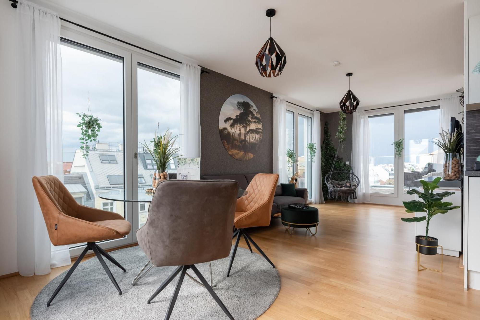 Mit Traumhafter Dachterrasse & Weitblick Apartament Wiedeń