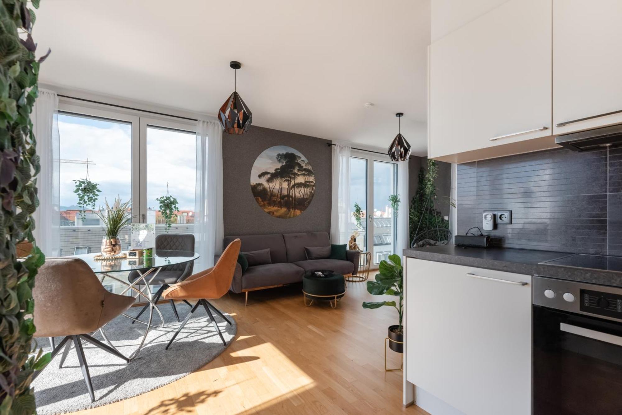 Mit Traumhafter Dachterrasse & Weitblick Apartament Wiedeń